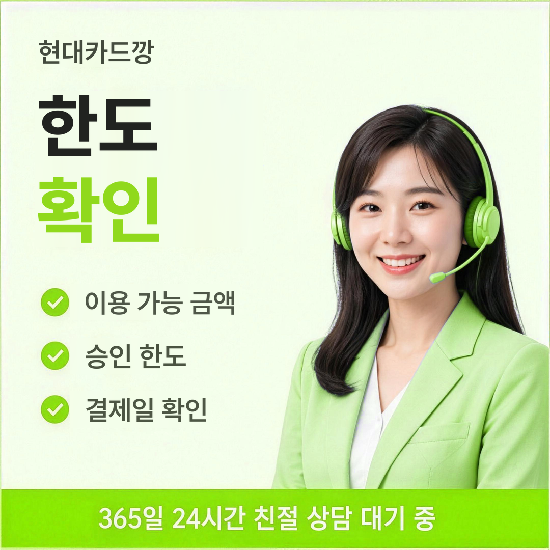 다음머니 현대카드깡 한도 확인 방법 안내